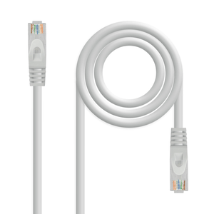 NANOCABLE-Cable-Red-Latiguillo-RJ45-LSZH-CAT.6A-UTP-AWG24-Gris-30-cm-03-m-Cat6a-U-UTP--UTP--RJ-45-RJ-45-Gris