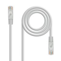 Miniatura 2 de NANOCABLE Cable Red Latiguillo RJ45 LSZH CAT.6A UTP AWG24, Gris, 30 cm, 0,3 m, Cat6a, U/UTP (UTP), RJ-45, RJ-45, Gris