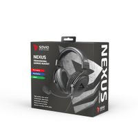 Miniatura 14 de Savio NEXUS Auriculares Al  mbrico Casco Juego Negro