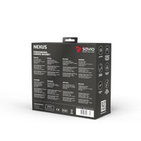 Miniatura 16 de Savio NEXUS Auriculares Al  mbrico Casco Juego Negro