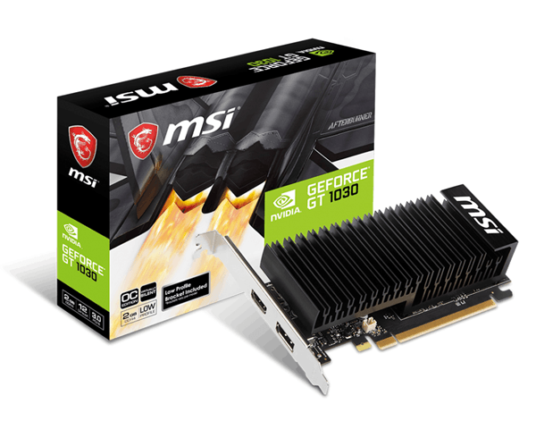 TARJETA GRAFICA MSI GT 1030 2GH LP OC | 2GB | GDDR5