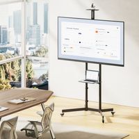 Miniatura 6 de SOPORTE DE SUELO CON RUEDAS EQUIP 650636 PARA PANTALLA DE 37" - 70" MAX VESA 600x400 70KG ESTANTE