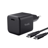 Miniatura 2 de CARGADOR USB GAN TRUST MAXO 65W PD 1XUSB-C ULTRA SMALL INCLUYE CABLE USB-C 2M NEGRO