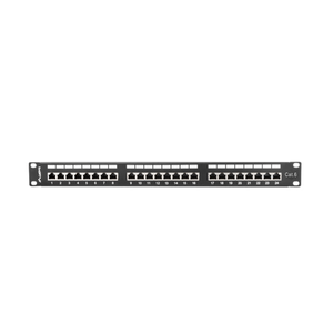 PATCH-PANEL-LANBERG-24-PUERTOS-1U-19--CAT.6-SFTP-NEGRO
