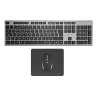 Miniatura 1 de Tacens 3EN1 Teclado+Ratón+Alfom Inalámbrico Negro