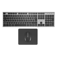 Miniatura 2 de Tacens 3EN1 Teclado+Ratón+Alfom Inalámbrico Negro