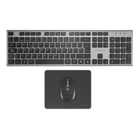 Miniatura 3 de Tacens 3EN1 Teclado+Ratón+Alfom Inalámbrico Negro