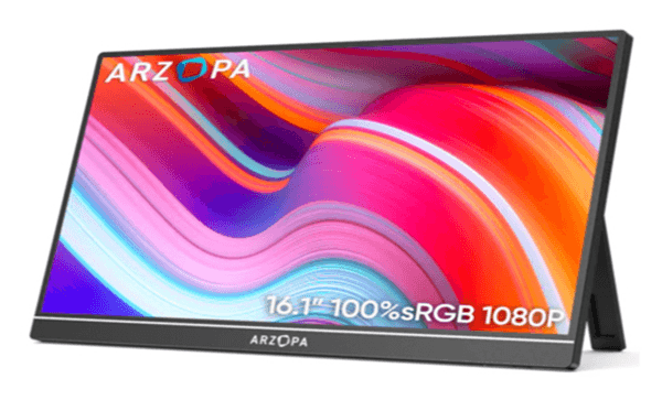 ARZOPA Z1C 16.1" LCD IPS Full HD Altavoces