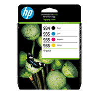 Miniatura 1 de HP OfficeJet Pro 6200, Pack 4 cartuchos  934 K y 935 CMY