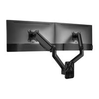 Miniatura 6 de SOPORTE DE PARED ORIENTABLE EQUIP PARA 2 PANTALLAS DE 17"-32" BRAZO 564MM MUELLE DE GAS HASTA 9KG