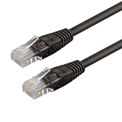 WP CAT 6 U-UTP PATCH CABLE LENGTH 2 M, AWG 26/7, CU, COLOR BLACK