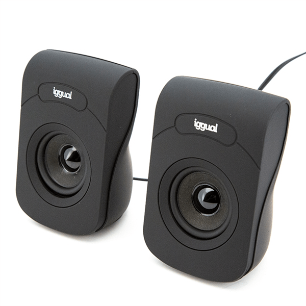 iggual altavoces 2.0 6w mini-jack + usb