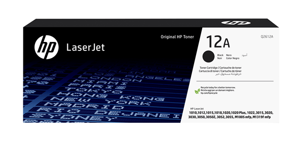 TONER HP LASERJET 1010 Q2612A