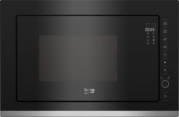 horno microondas integrable beko bmgb 25333 x 25 litros con grill negro