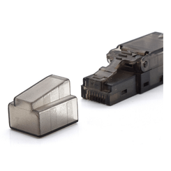 WP CONECTOR SIN HERRAMIENTA PROFESIONA WP CAT. 6 UTP  SIN HERRAMIENTAS, RJ45, 8P8C, CHAPADO EN ORO 50 µ