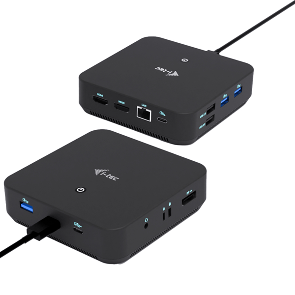 i-tec USB-C DP Dual HDMI Docking Station Power Delivery 100W