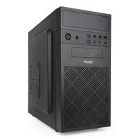 Miniatura 2 de TOOQ  Caja Minitorre Micro-ATX “ISOBOX ULTRA”, Negra  Negro Incluye Fuente