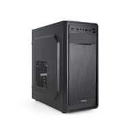 Miniatura 2 de TOOQ  Caja Semitorre ATX “PRISMA ULTRA” Negra  Negro Incluye Fuente