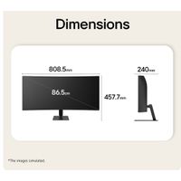 Miniatura 15 de LG 34U601B-B   34" LCD VA Dual WQHD HDMI