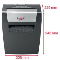 Miniatura 5 de Destructora de documentos rexel momentum x406 p4 capacidad de corte 6 hojas destruye grapas y clips