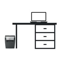 Miniatura 8 de Destructora de documentos rexel momentum x406 p4 capacidad de corte 6 hojas destruye grapas y clips