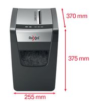 Miniatura 5 de Destructora Rexel Momentum X312SL negro/plata Corte confeti