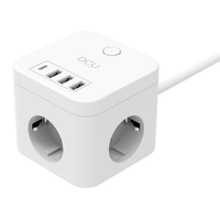 Miniatura 1 de ENERGYCUBE DCU 37400110 CON CABLE + 3 TOMAS + 4 PUERTOS USB 5V/3A PD 20W