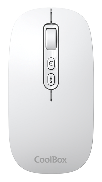 RATON COOLBOX W02-IA 1.600DPI INALAMBRICO BLANCO