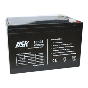 DSK bateria plomo acido 12v 12ah negro