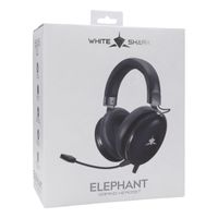 Miniatura 6 de White Shark ELEPHANT Auriculares Al  mbrico Diadema Juego Negro