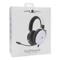 Miniatura 6 de White Shark ELEPHANT Auriculares Al  mbrico Diadema Juego Blanco  Negro