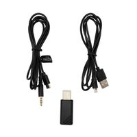 Miniatura 9 de White Shark FALCON Auriculares Inal  mbrico y al  mbrico Diadema Juego USB Tipo C Bluetooth Negro