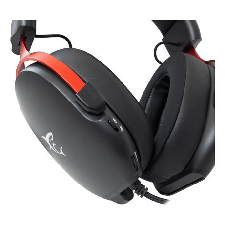White Shark FOX Auriculares Al mbrico Diadema Juego Negro Rojo - Imagen 6 de 9 White Shark FOX Auriculares Al mbrico Diadema Juego Negro Rojo - Imagen 6 de 9