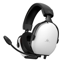 Miniatura 1 de White Shark FOX Auriculares Al  mbrico Diadema Juego Blanco  Negro