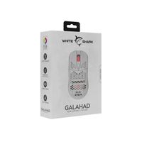Miniatura 8 de White Shark GALAHAD White rat  n Juego Ambidextro USB tipo A   ptico 7200 DPI