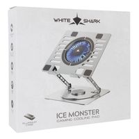 Miniatura 9 de White Shark ICE MONSTER almohadilla fr  a 43 9 cm  17 3   1200 RPM Gris