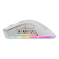 Miniatura 5 de White Shark LIONEL rat  n Juego Ambidextro Bluetooth   ptico 10000 DPI