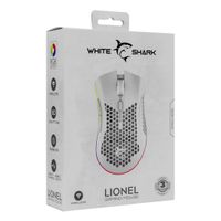 Miniatura 9 de White Shark LIONEL rat  n Juego Ambidextro Bluetooth   ptico 10000 DPI