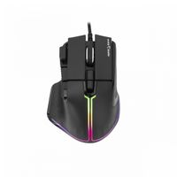 Miniatura 2 de White Shark MARROK Black rat  n Oficina mano derecha USB tipo A   ptico 12000 DPI