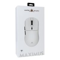 Miniatura 7 de White Shark MAXIMUS rat  n Juego Ambidextro Bluetooth   ptico 26000 DPI