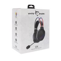 Miniatura 6 de White Shark OX auricular y casco Auriculares Al  mbrico Juego Negro