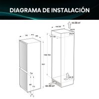 Miniatura 4 de FRIGORIFICO COMBI HISENSE RB3B370SAWD1 NOFROST D ALTO 193.6 CM ANCHO 69 CM BLANCO