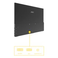 Miniatura 4 de MONITOR PORTATIL AOC 16T20E2 15.6" LED IPS Full HD Altavoces