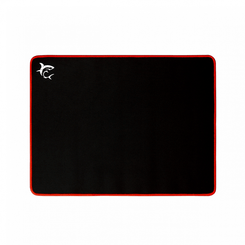 White Shark Red Knight Alfombrilla de rat  n para juegos Negro  Rojo  Blanco