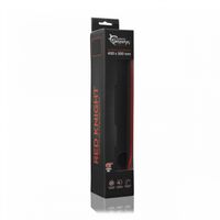 Miniatura 2 de White Shark Red Knight Alfombrilla de rat  n para juegos Negro  Rojo  Blanco