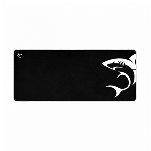 White-Shark-MP-1967-SHARK-XL-Alfombrilla-de-rat--n-para-juegos-Negro--Blanco