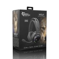 Miniatura 3 de White Shark WOLF auricular y casco Auriculares Al  mbrico Juego Negro