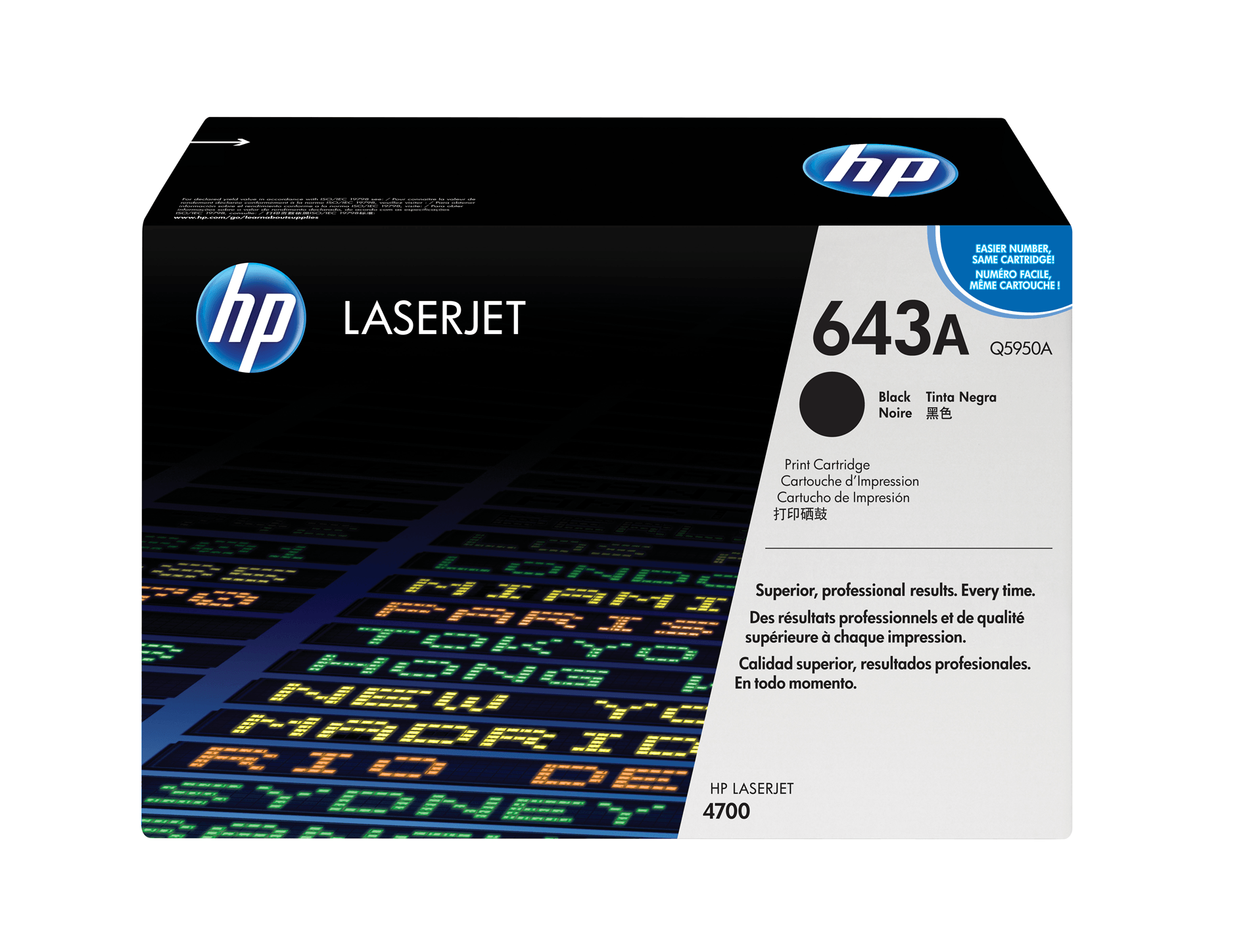 TONER HP LASERJET NEGRO 643A Q5950A