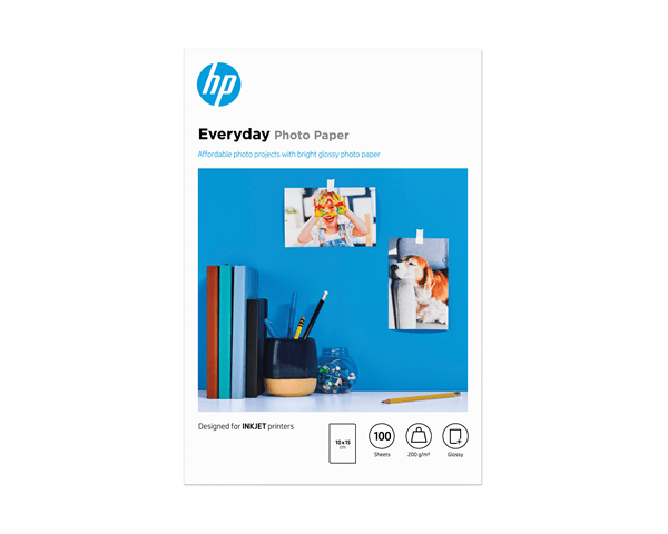 HP Paper/Everyday Glossy Photo 100 10x15