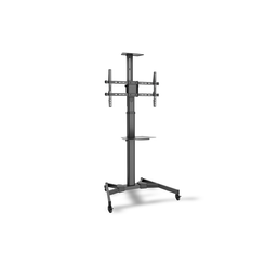 TV-Cart for screens up to 70   with shelf for DVD and Camera up to 50 kg wheelbase  VESA max. 600x400